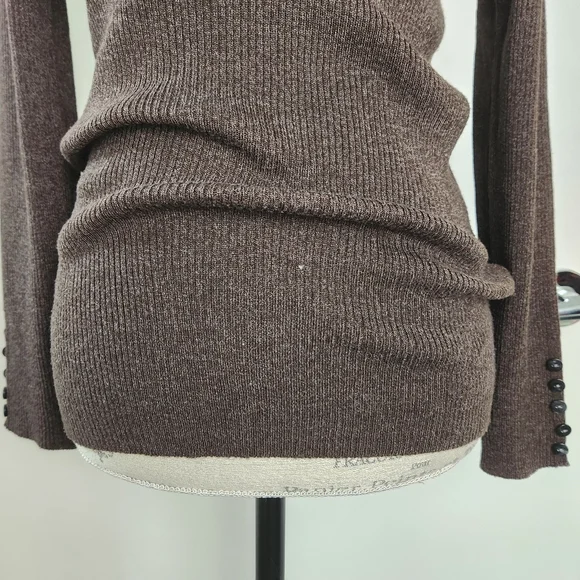Retro Rollneck Rib Sweater Top - Picture 5 of 10